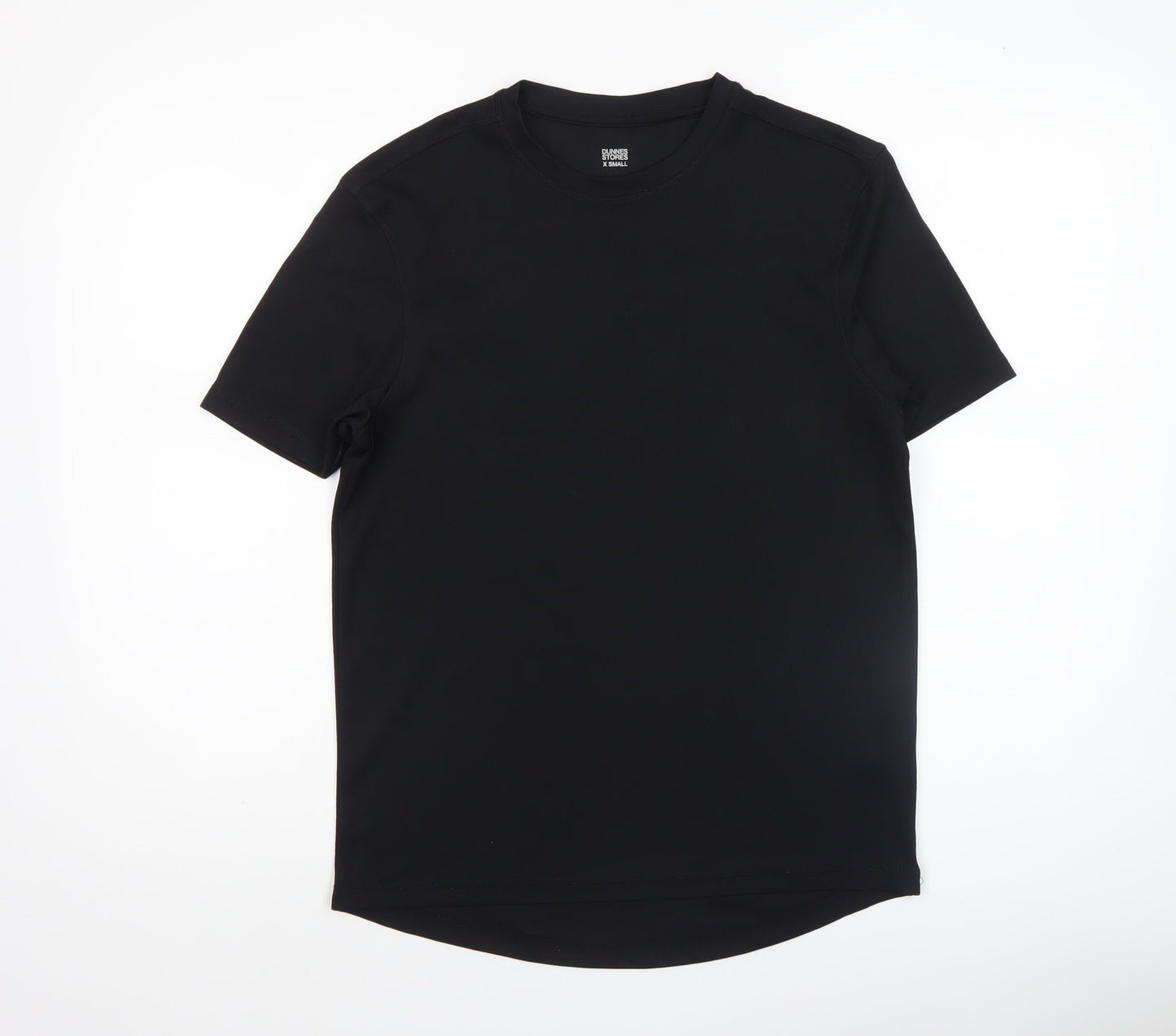 Dunnes Stores Men Black XS Athletic Fit Short Sleeve Active T-Shirt