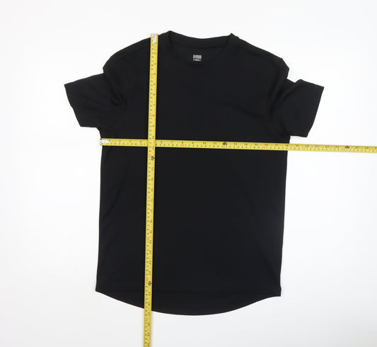 Dunnes Stores Men Black XS Athletic Fit Short Sleeve Active T-Shirt