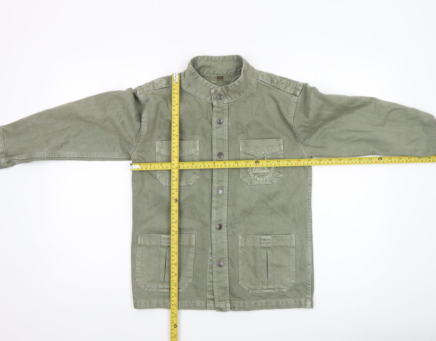 El Corte Inglés Boys Green Cotton Military Jacket 9-10 Years