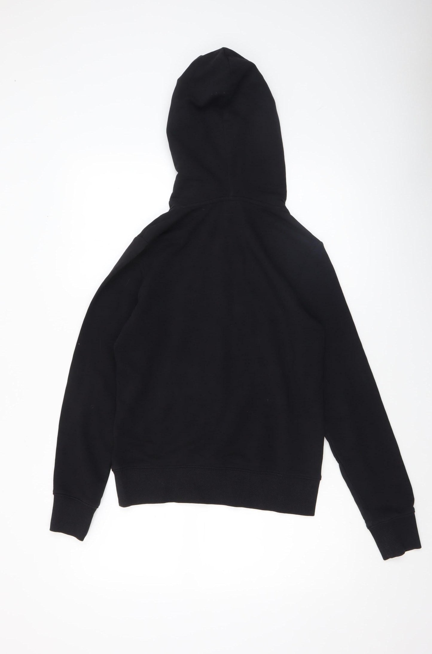 Champion Women's Black Small Pullover Hoodie with Logo Print