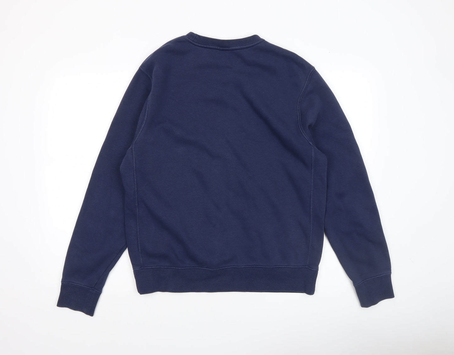 Nike Men's Blue Graphic Logo Pullover Sweatshirt Size S