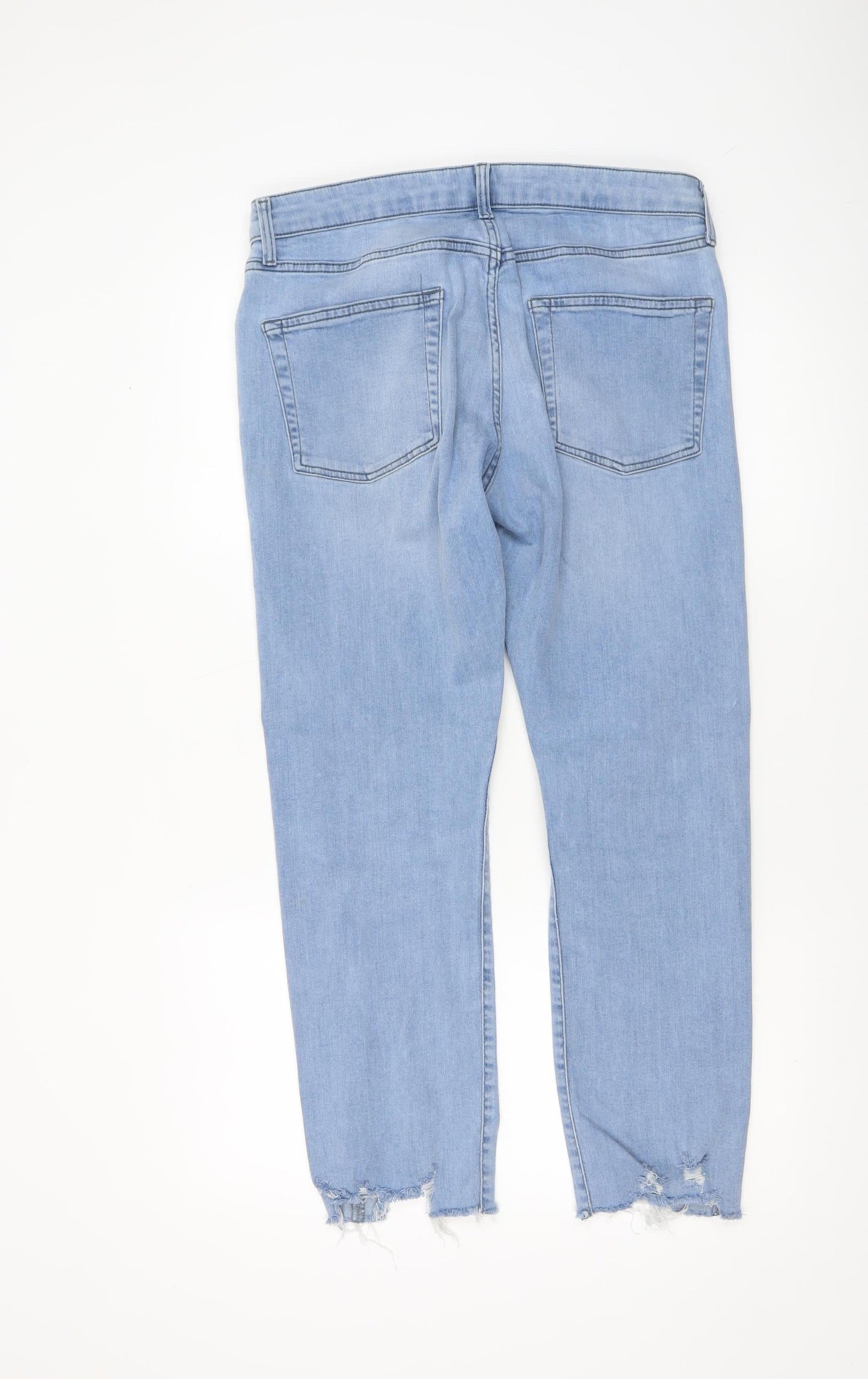 Topman Men's Blue Light Wash Slim Skinny Jeans Size S 32in