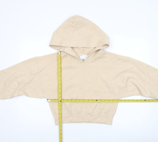 ASOS Women’s Beige Hooded Knit Pullover Jumper Size 12