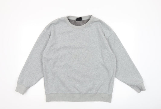 Independent Mens Grey Fleece Pullover Sweatshirt Size L