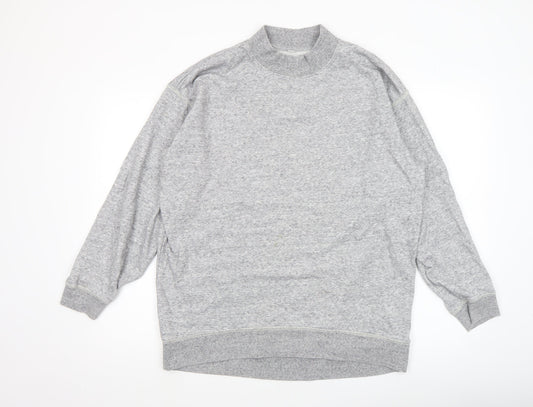 Uniqlo Men’s Grey Cotton Blend Pullover Sweatshirt M