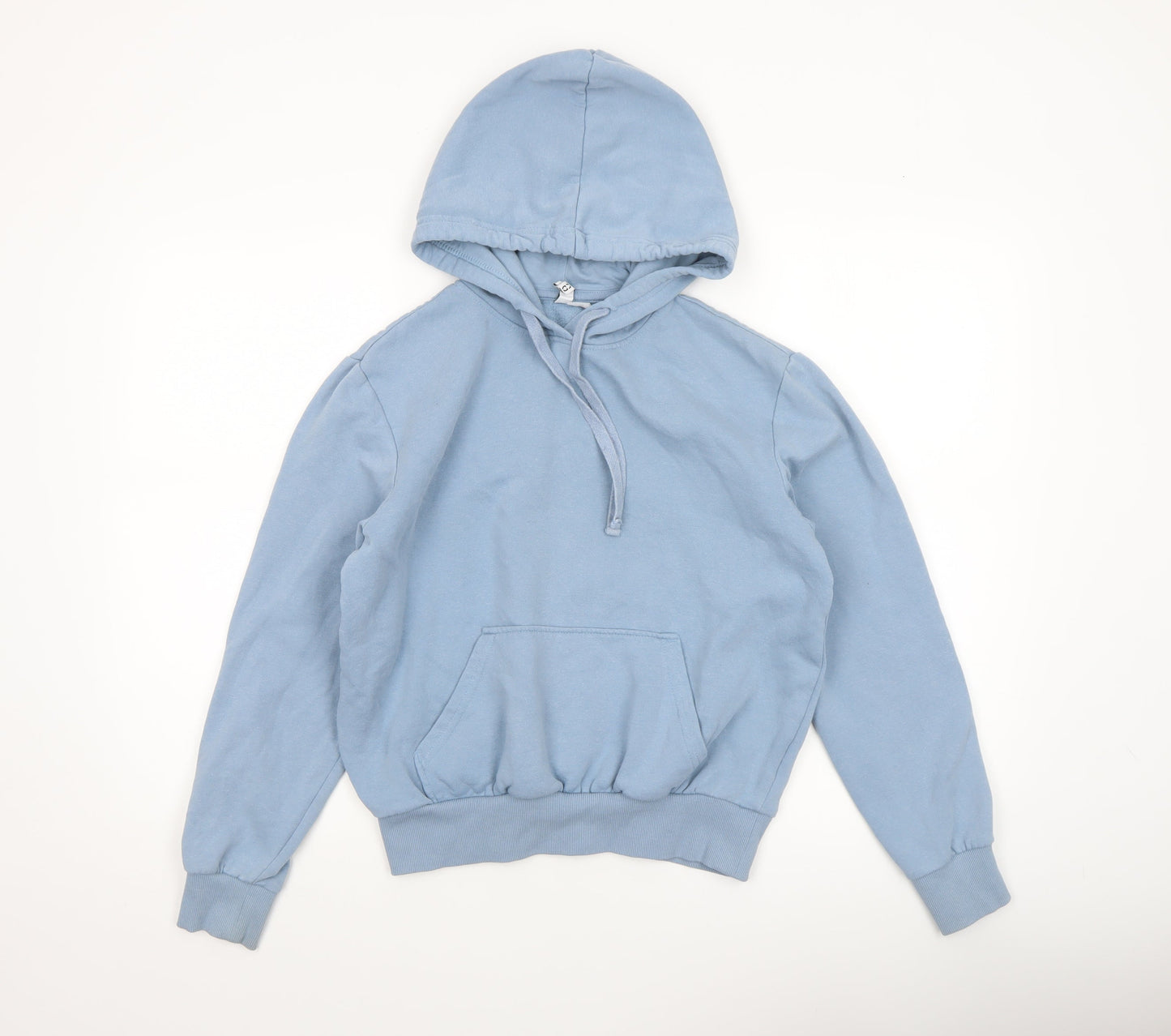 H&M Divided Women’s Blue Pullover Hoodie XS Cotton Blend
