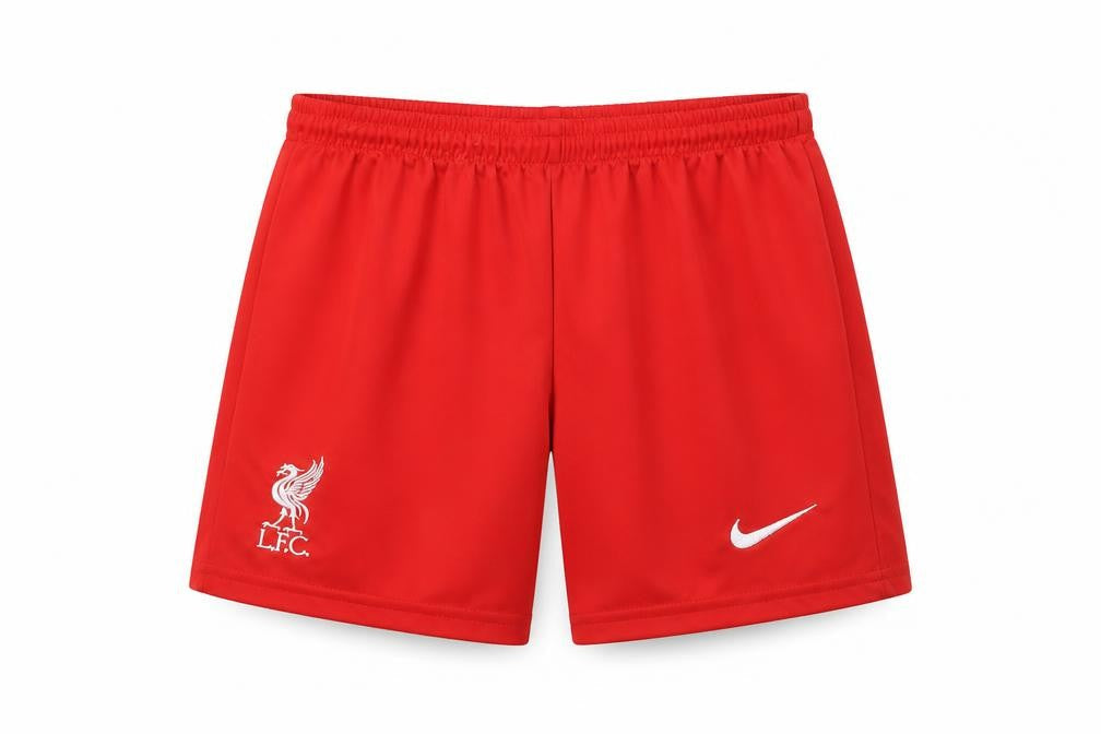 Nike Boys Red LFC Athletic Football Shorts Size 176 Polyester