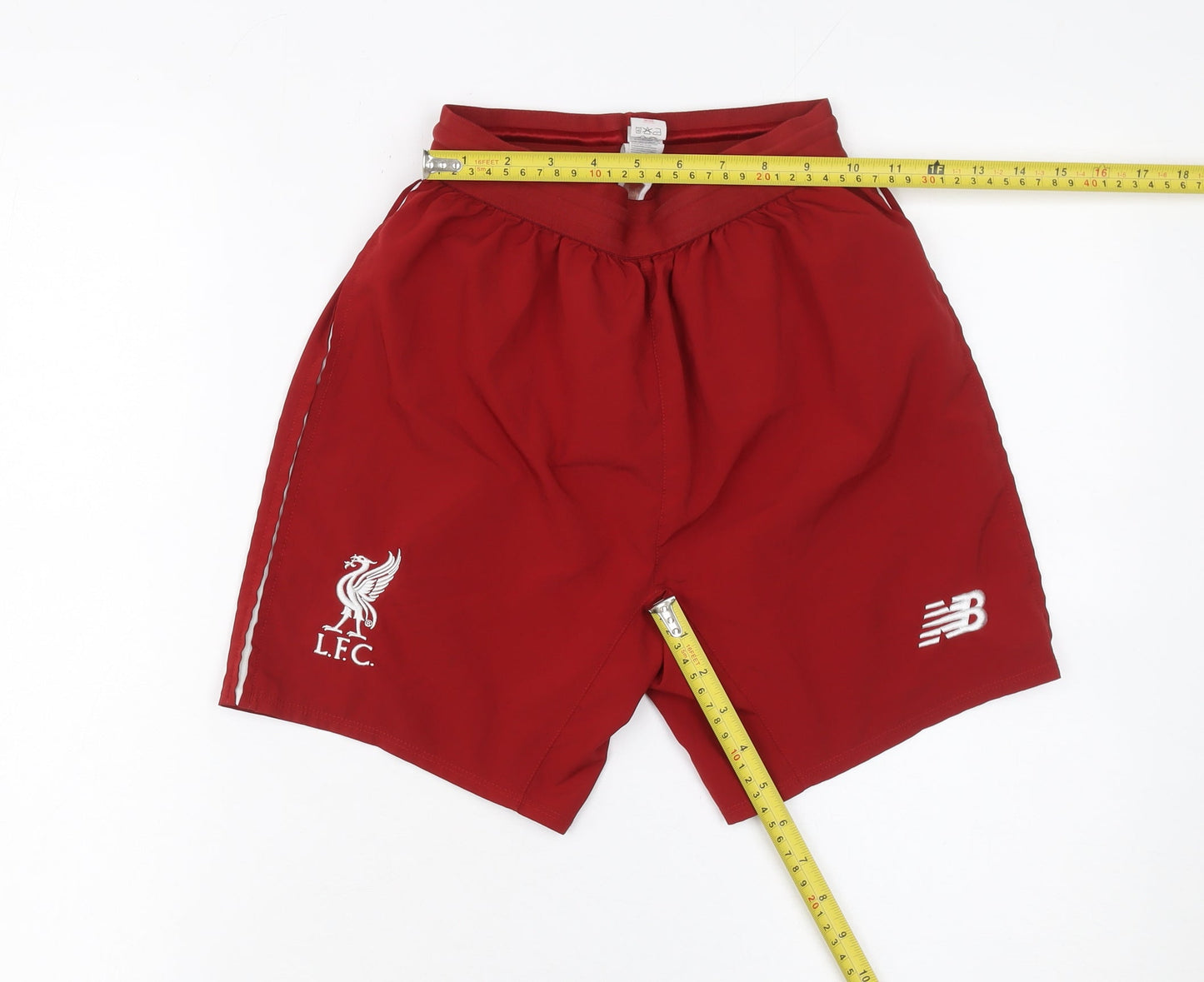 New Balance Boys Red Football Athletic Shorts 13-14 Years LFC Sportswear