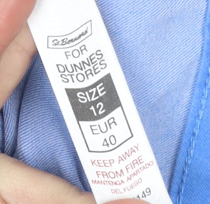 Dunnes Women Blue Stretch Straight Jeans Size 12 Regular Fit