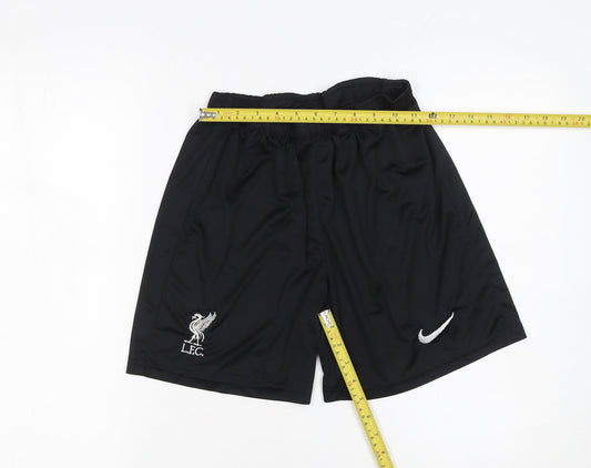 Nike Boys Black LFC Athletic Football Shorts Size 176 Polyester