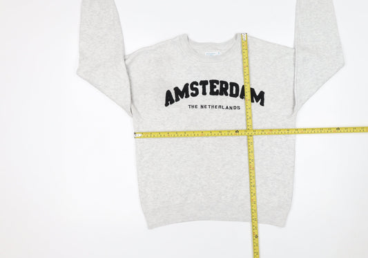 Primark Women’s Grey Amsterdam Pullover Jumper Size S