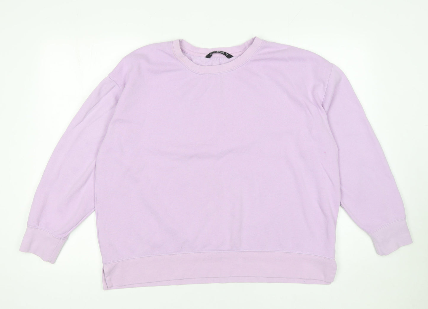 Dunnes Stores Women's Lilac Crew Neck Pullover Sweatshirt Size L