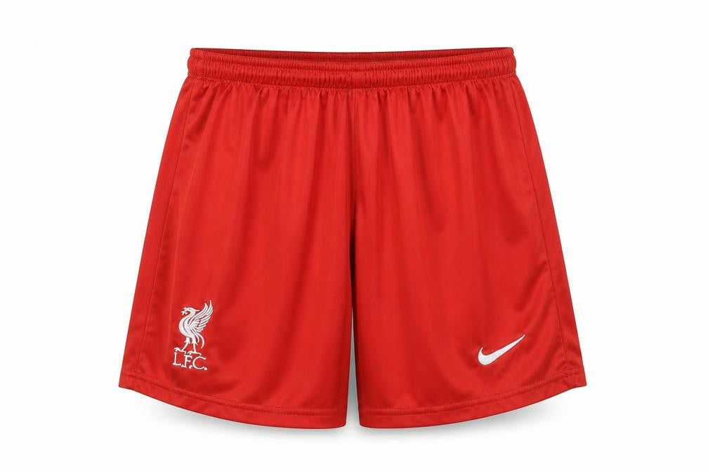 Nike Boys Red Athletic Football Shorts Size 164 Breathable Activewear