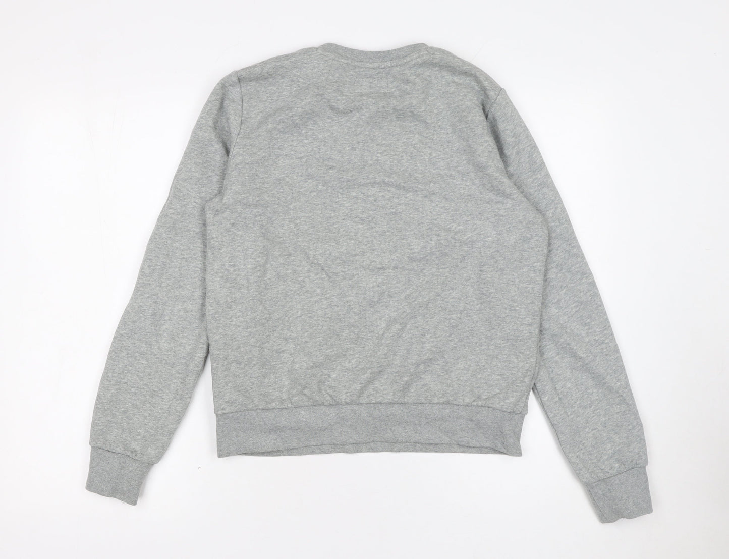 Converse Men's Grey Crew Neck Pullover Sweatshirt Size M