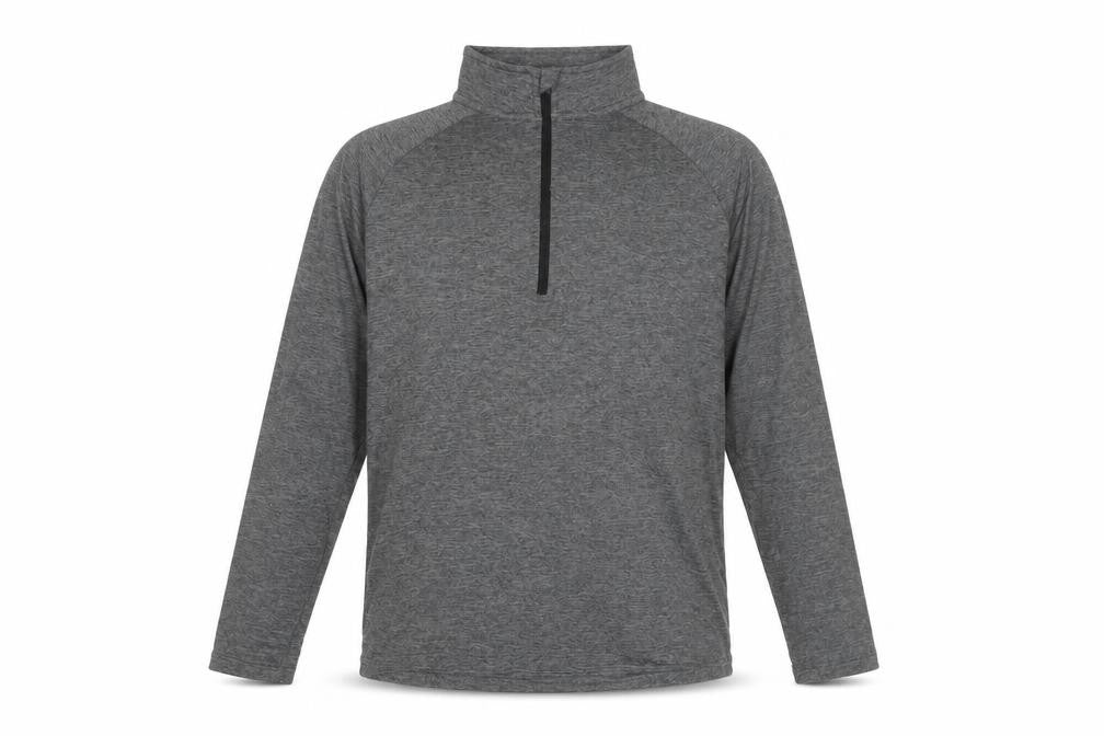 St Bernard Boys Grey 10-11 Years 1/4 Zip Lightweight Sweatshirt