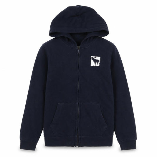 Abercrombie & Fitch Kids Boys Black Full Zip Fleece Hoodie 11-12 Years