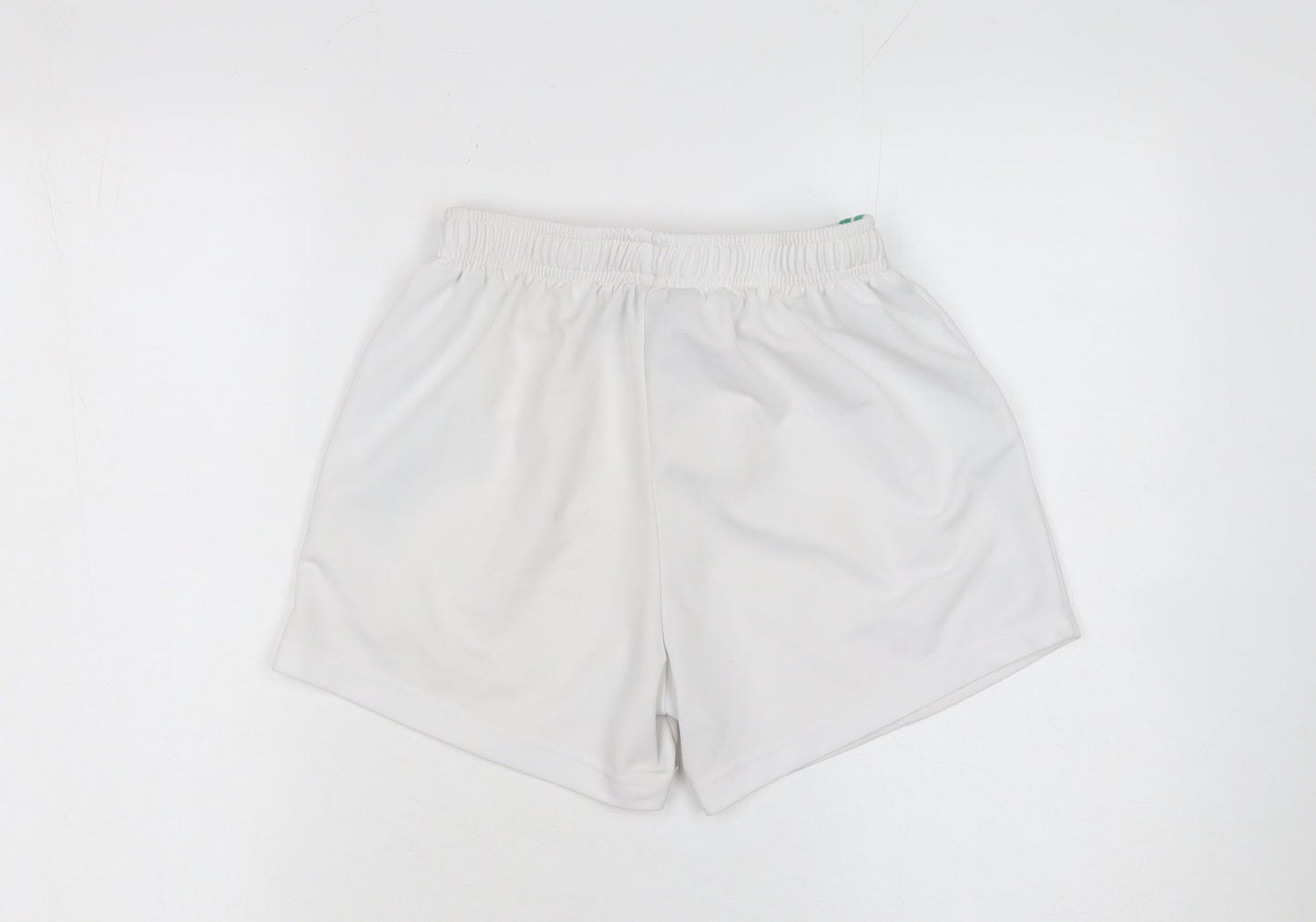 Azzurri Boys White Athletic Sports Shorts 9-10 Years Elastic Waist