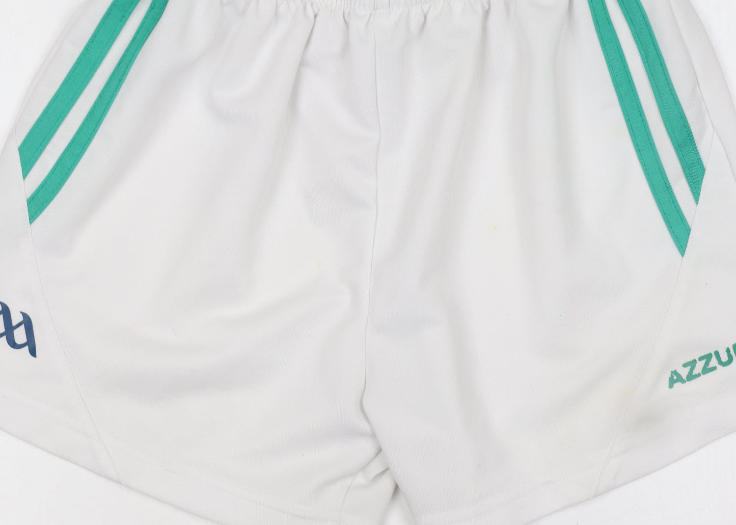 Azzurri Boys White Athletic Sports Shorts 9-10 Years Elastic Waist