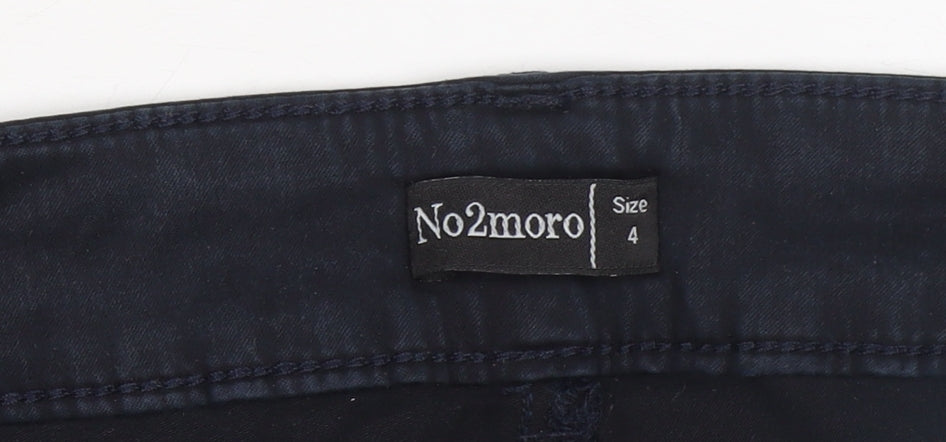No2moro Women's Blue Size 4 Straight Leg Stretch Jeans