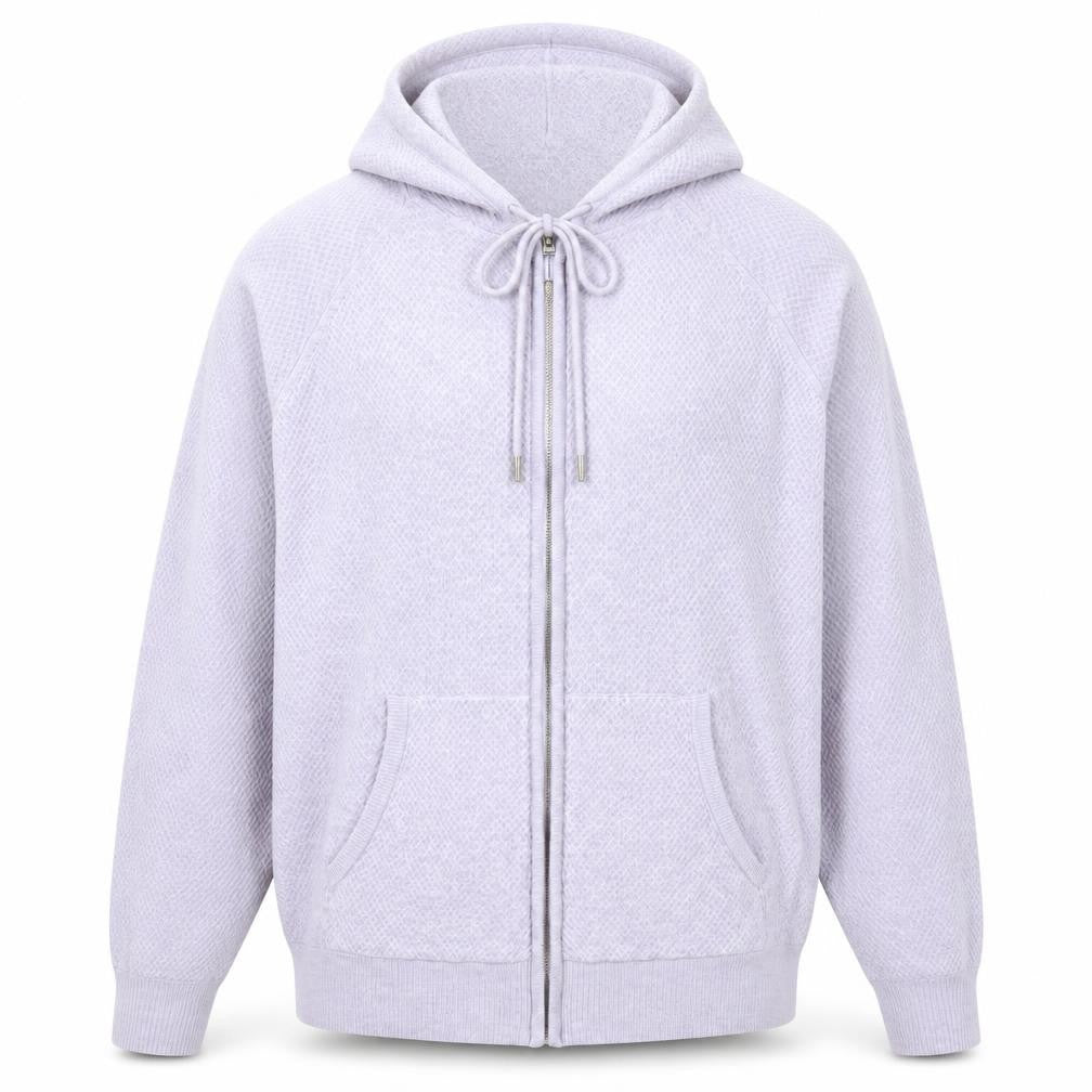 Marks and Spencer Women Lilac Full Zip Hooded Cardigan L