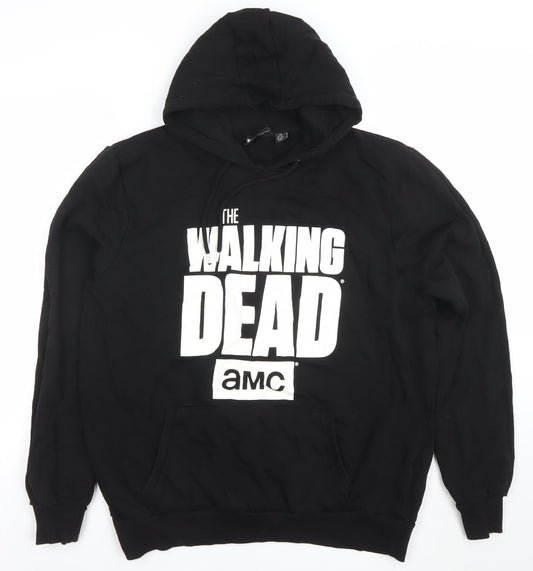 The Walking Dead AMC Men's Black Pullover Hoodie 2XL Fleece Graphic Print
