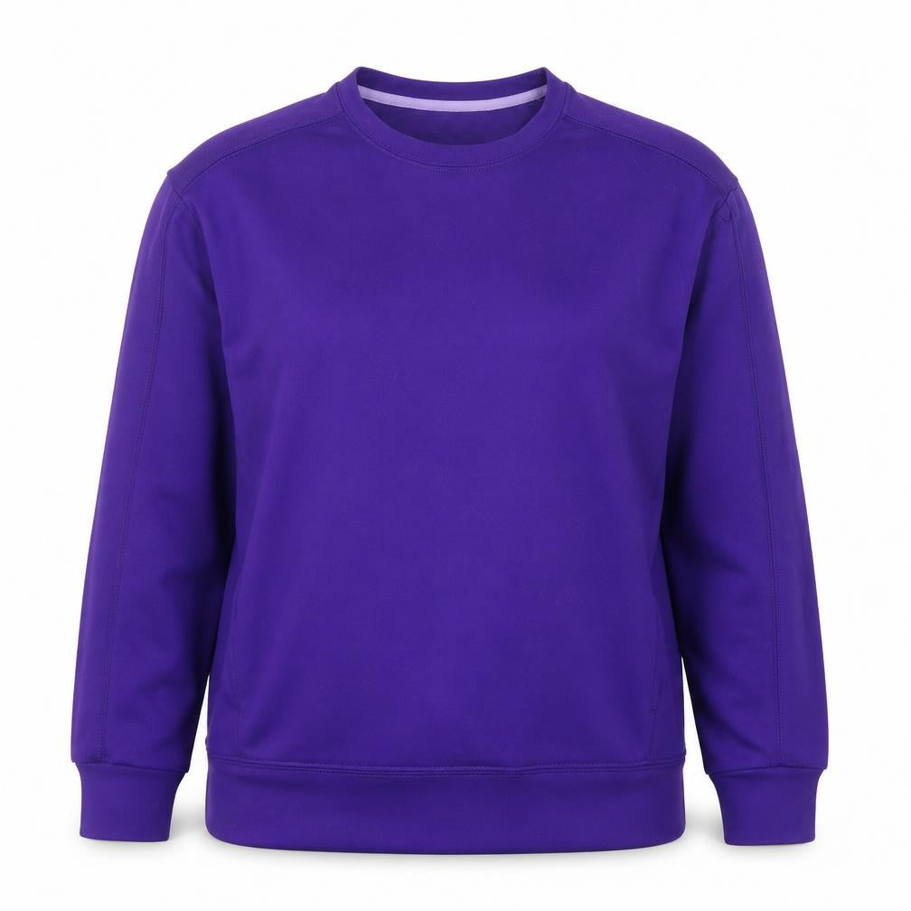 Dunnes Women Purple M Sweatshirt Crew Neck Long Sleeve Casual