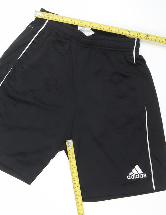 Adidas Men's Black S Athletic Sports Shorts Quick Dry