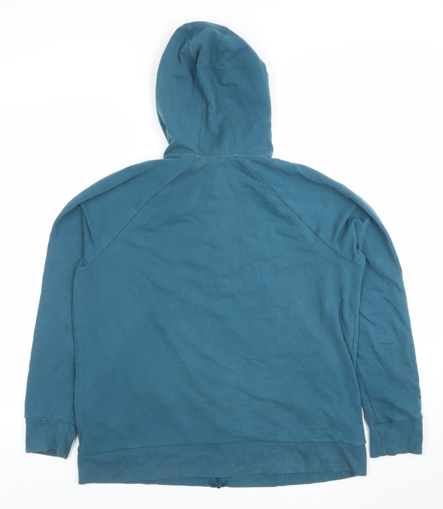 Dunnes Men’s Blue Full Zip Hoodie L Cotton Blend