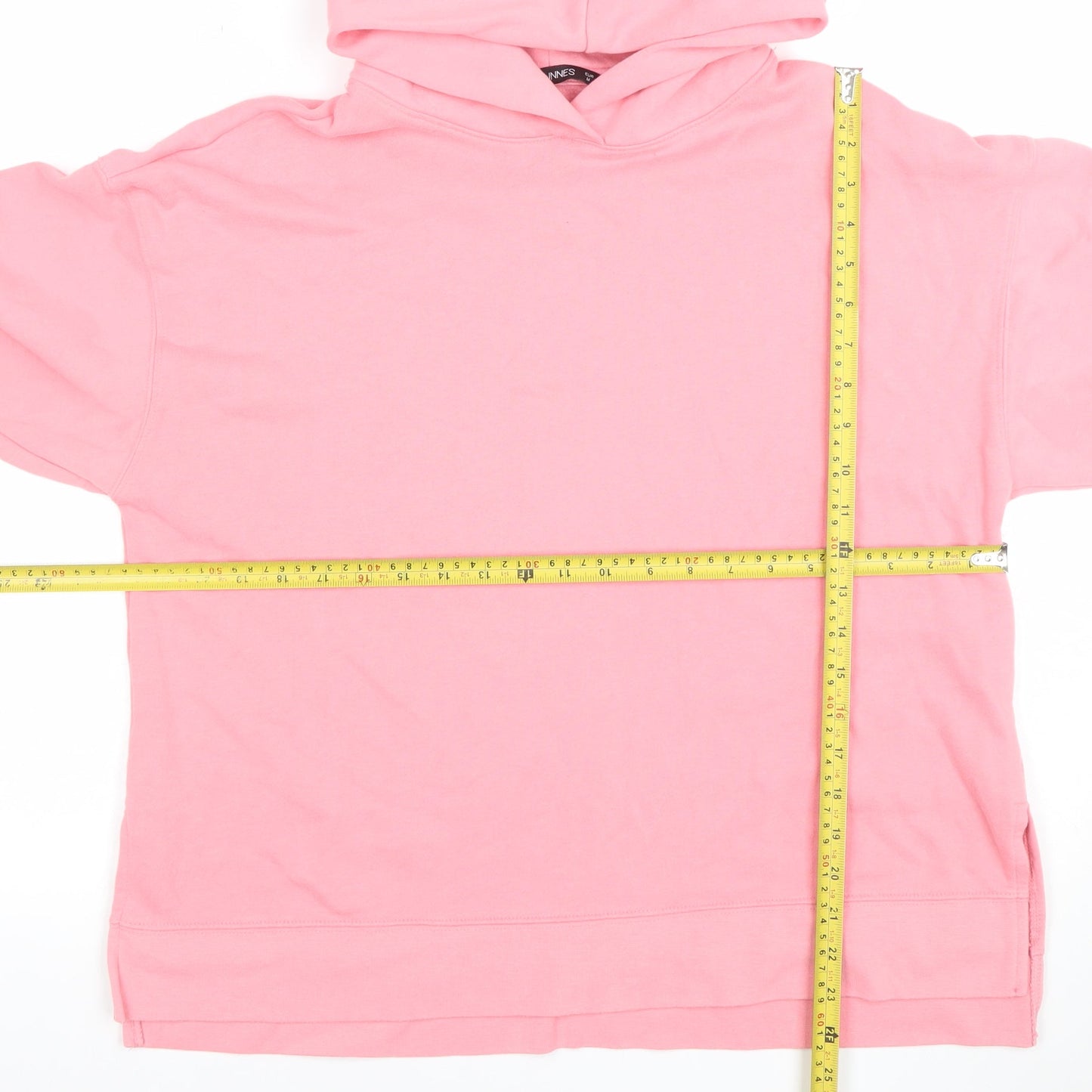 DUNNES Women’s Pink Pullover Hoodie Cotton Blend Size M