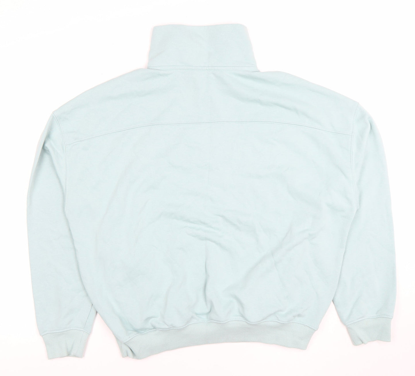 Dunnes Women’s Sage Green 1/2 Zip Sweatshirt Size S Cotton Blend