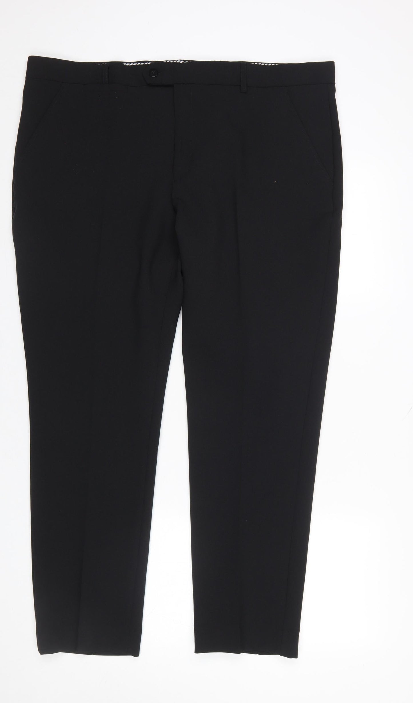 St. Bernard for Dunnes Stores Mens Black 40in Regular Fit Dress Pants
