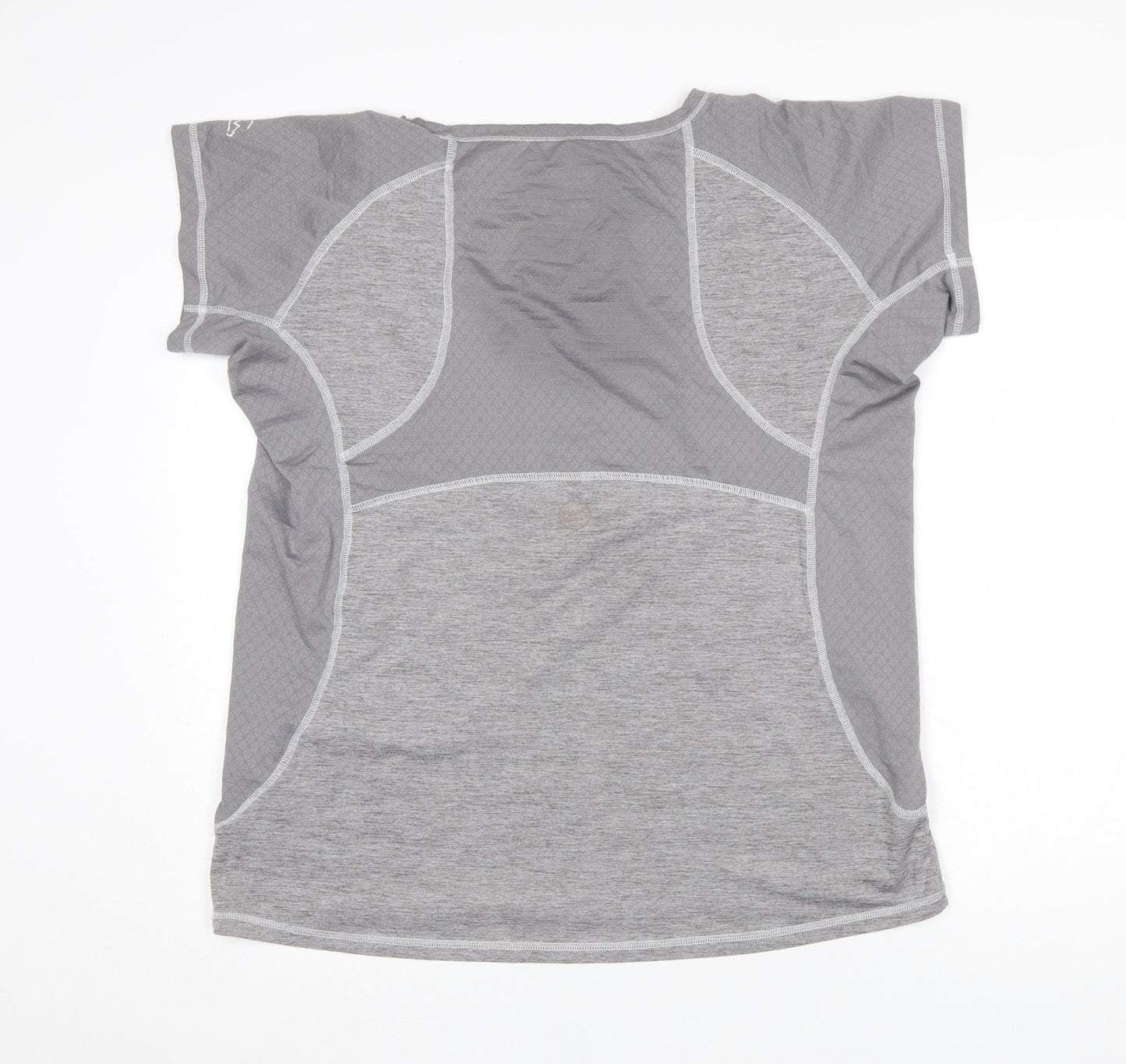 Regatta Women Grey Short Sleeve Active T-Shirt Size 18 Quick Dry