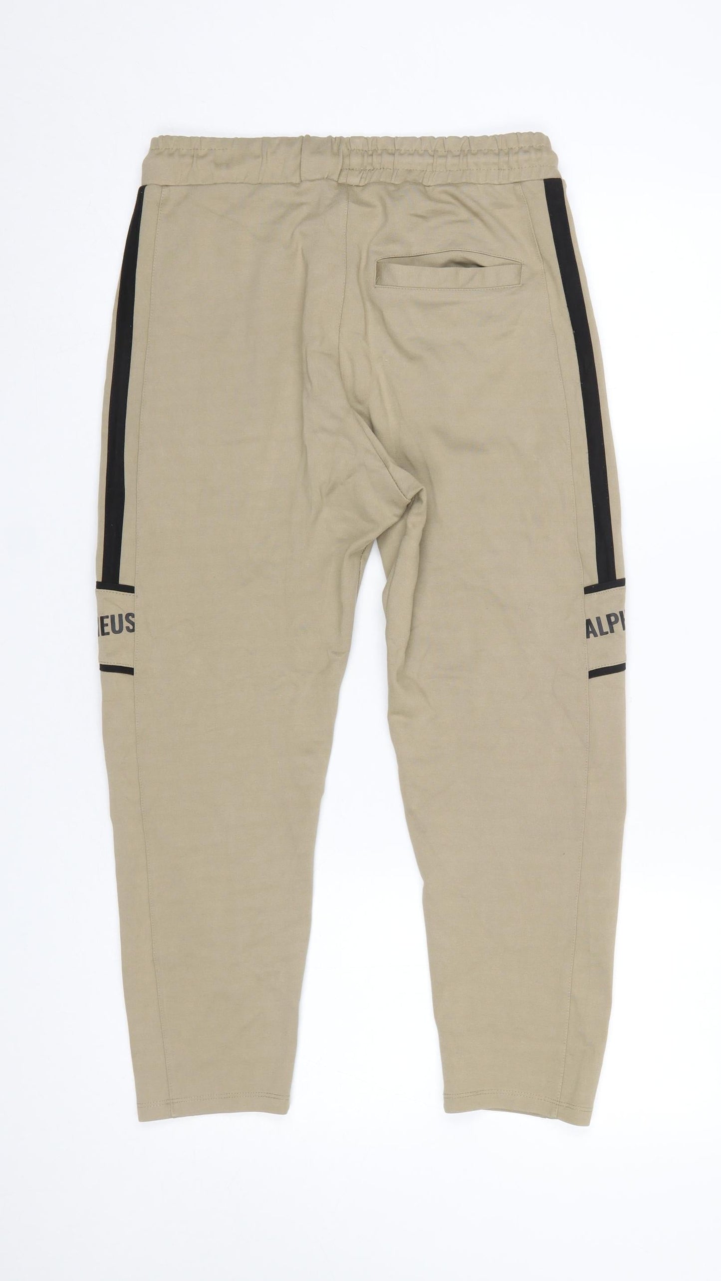 Title Women Beige Jogger Sweatpants Size M Cotton Blend
