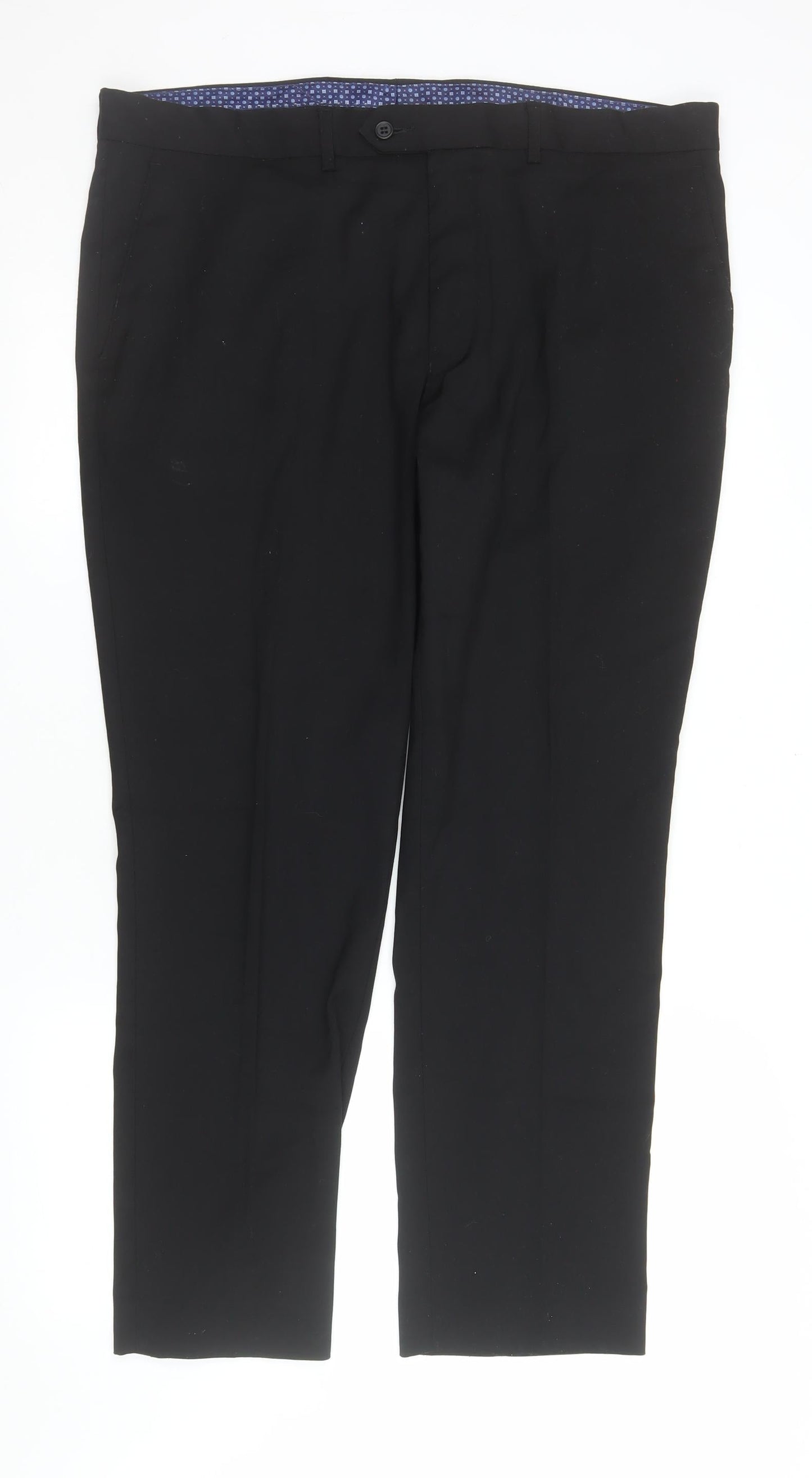 St Bernard for Dunnes Stores Men's Black 38in Classic Dress Trousers