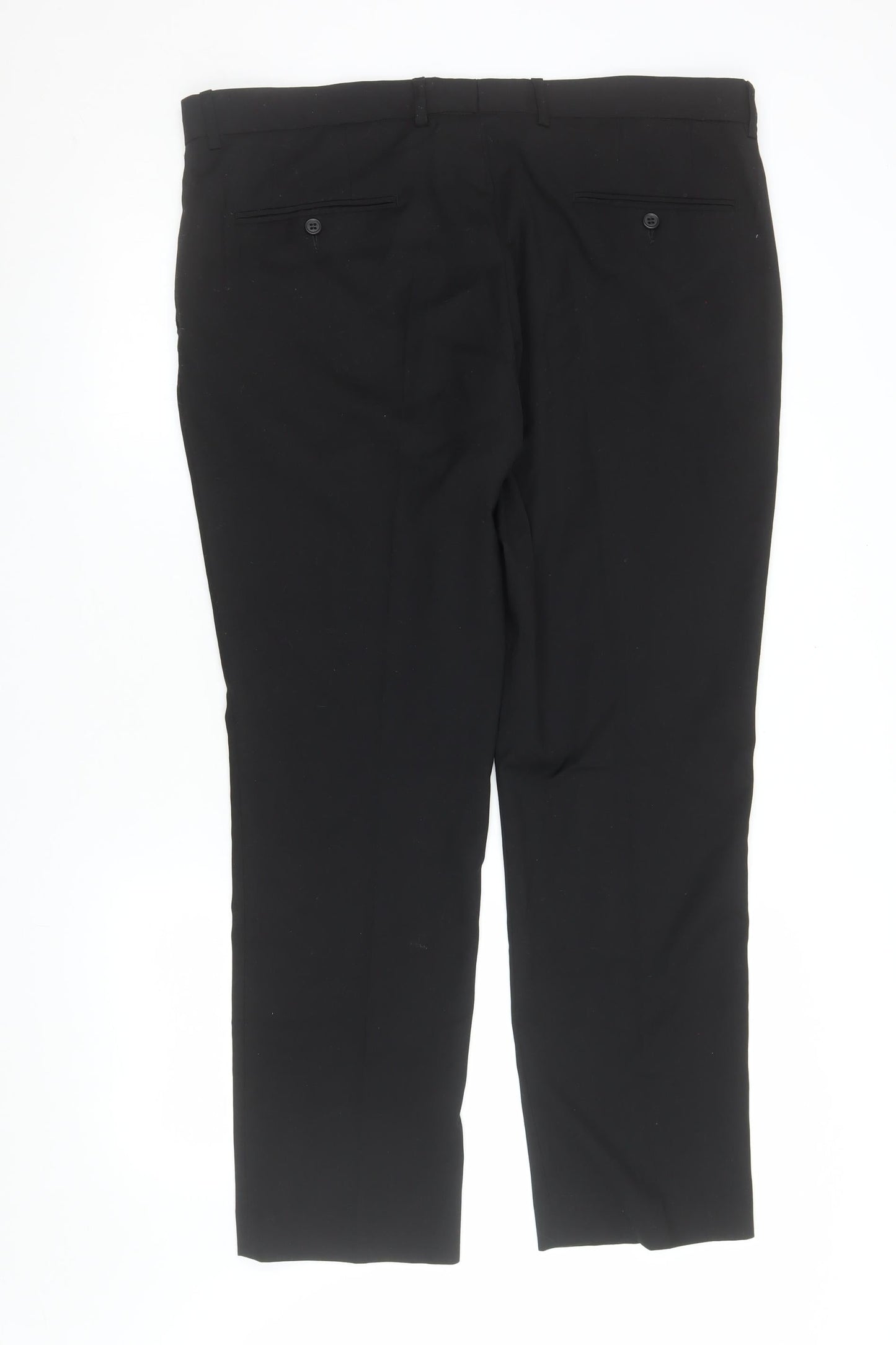 St Bernard for Dunnes Stores Men's Black 38in Classic Dress Trousers
