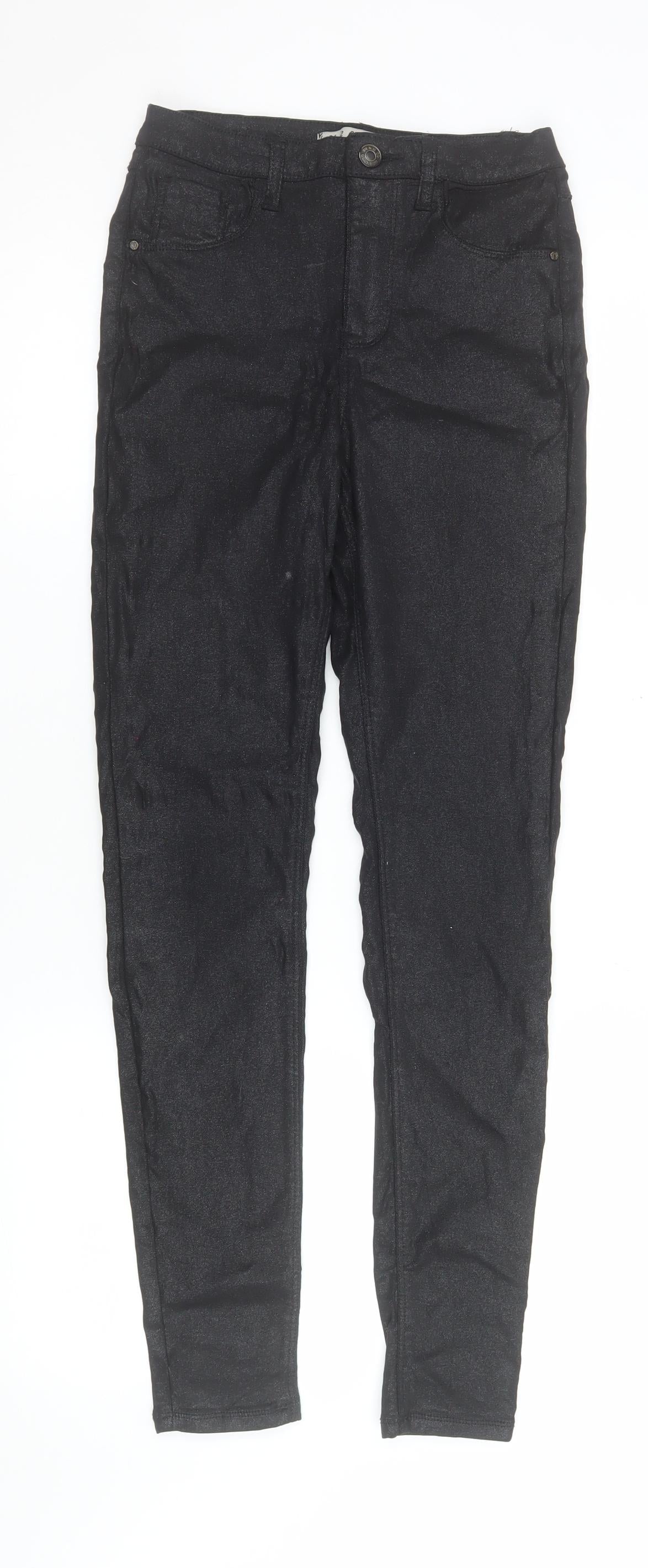 Denim Co Women’s Black Skinny Jegging UK Size 6 Stretch Trousers