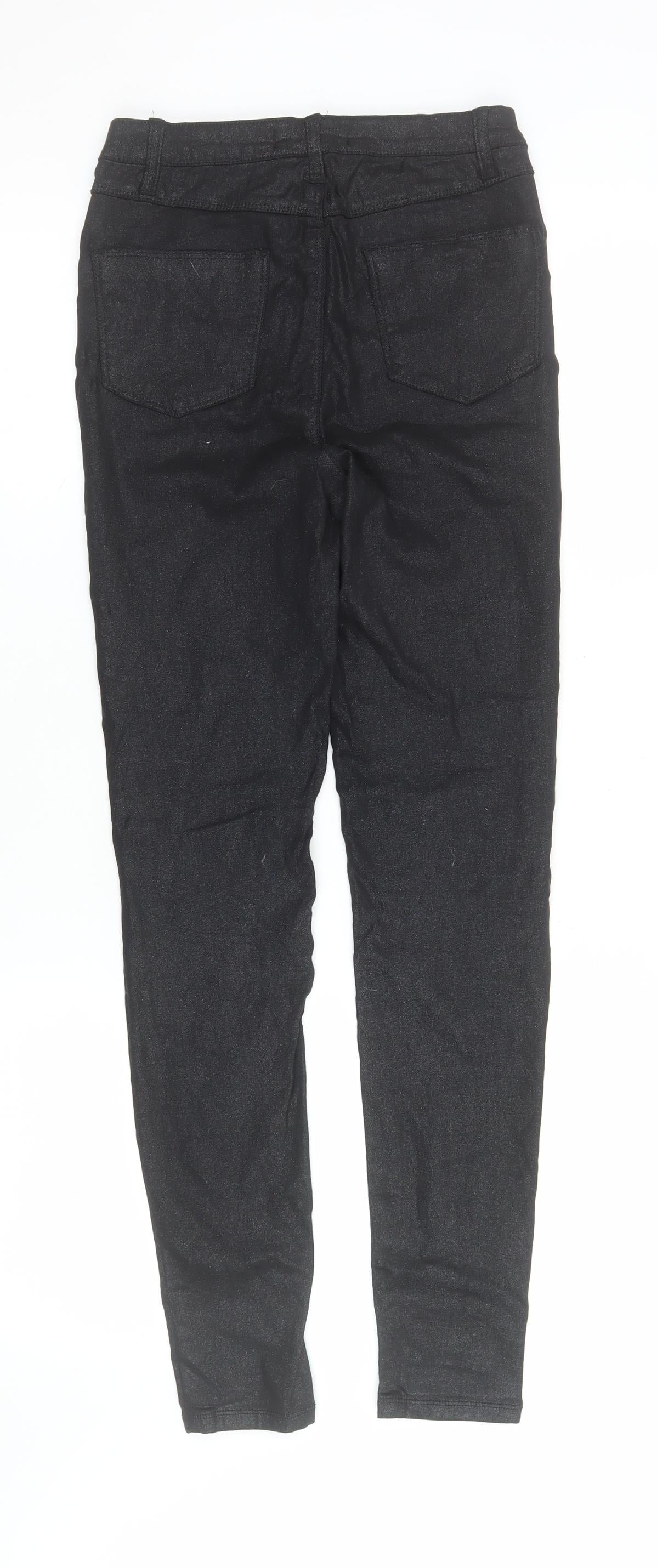 Denim Co Women’s Black Skinny Jegging UK Size 6 Stretch Trousers