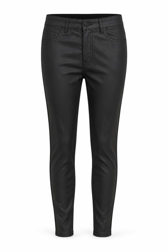 Front view of Denim Co. Women’s Black, size UK 8, Skinny Jeggings Stretch Trousers