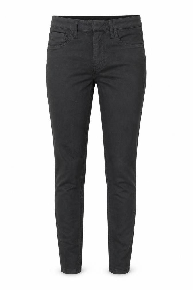 Front view of Denim Co women’s black, size UK 6, jegging skinny stretch trousers