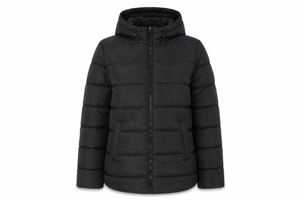Primark Women's Black XS Hooded Puffer Jacket
