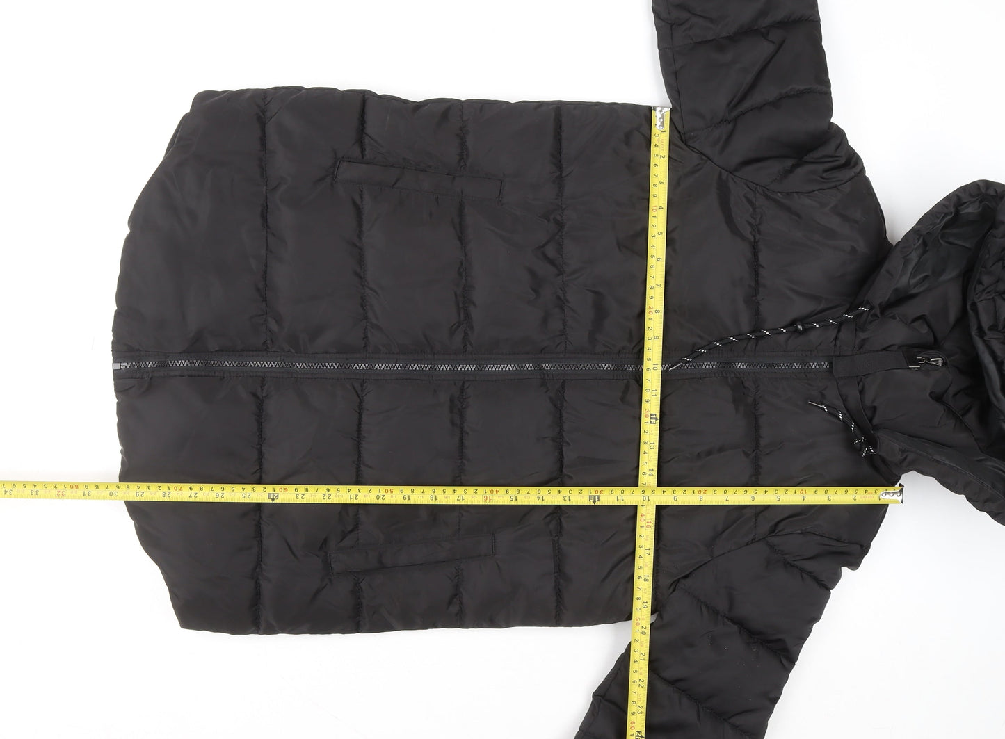 Primark Women's Black XS Hooded Puffer Jacket