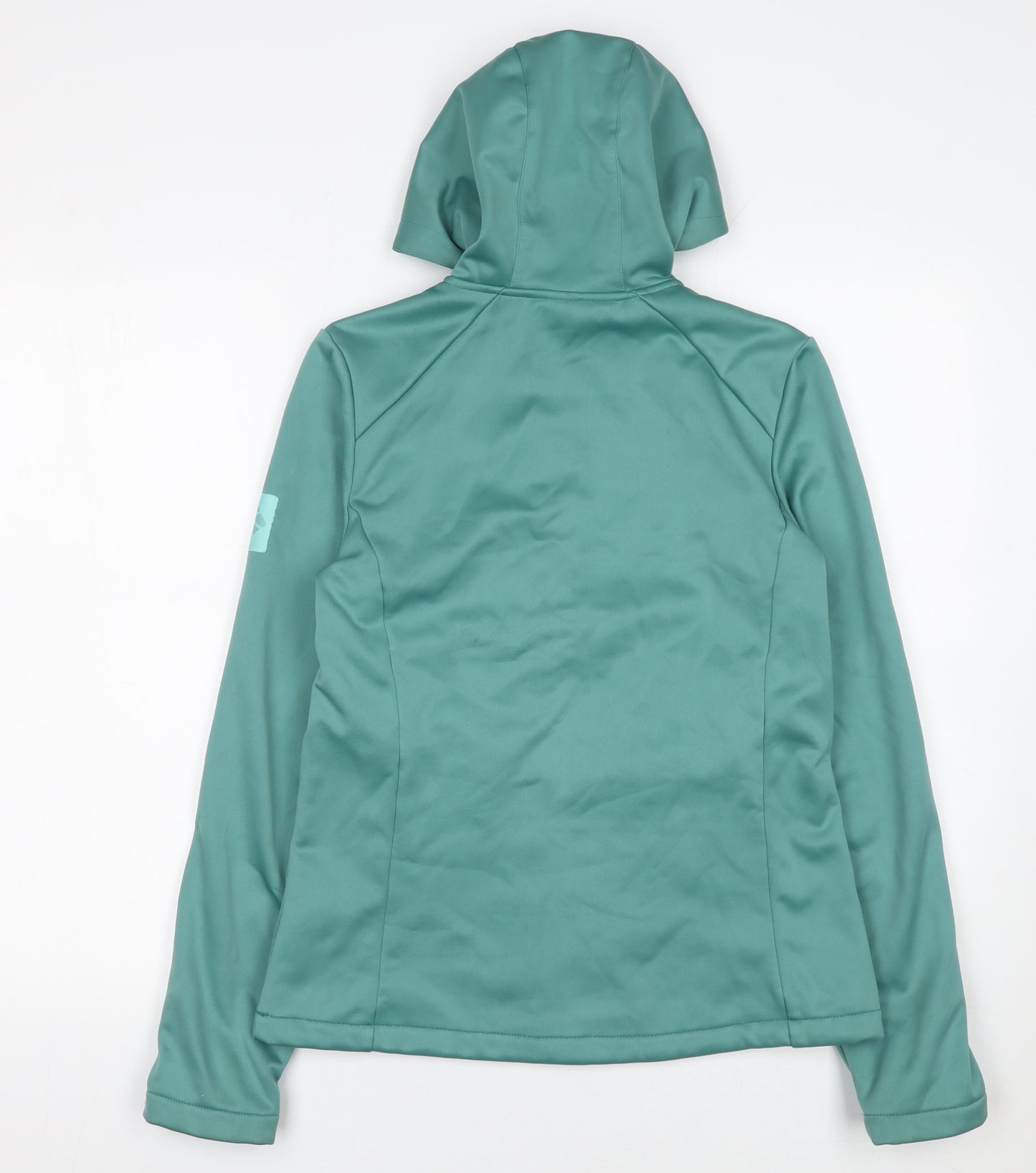 Crivit Women Green Softshell Hooded Jacket Size M