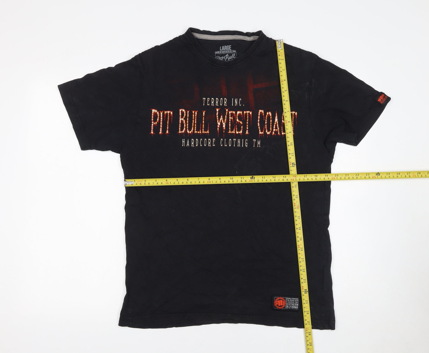 Pit Bull West Coast Men’s Black Large Gothic Graphic T-Shirt