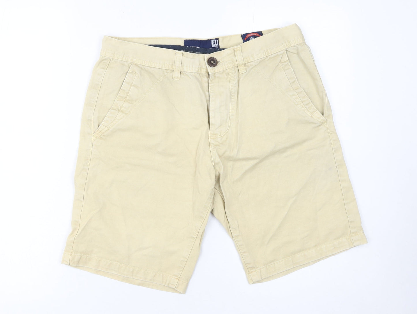 Diverse Men's Beige Chino Shorts Size 31 Regular Fit Summer