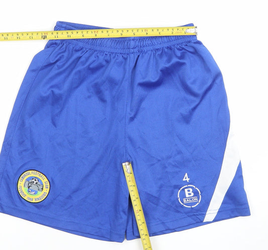 Balon Mens Blue XS Athletic Football Quick Dry Shorts