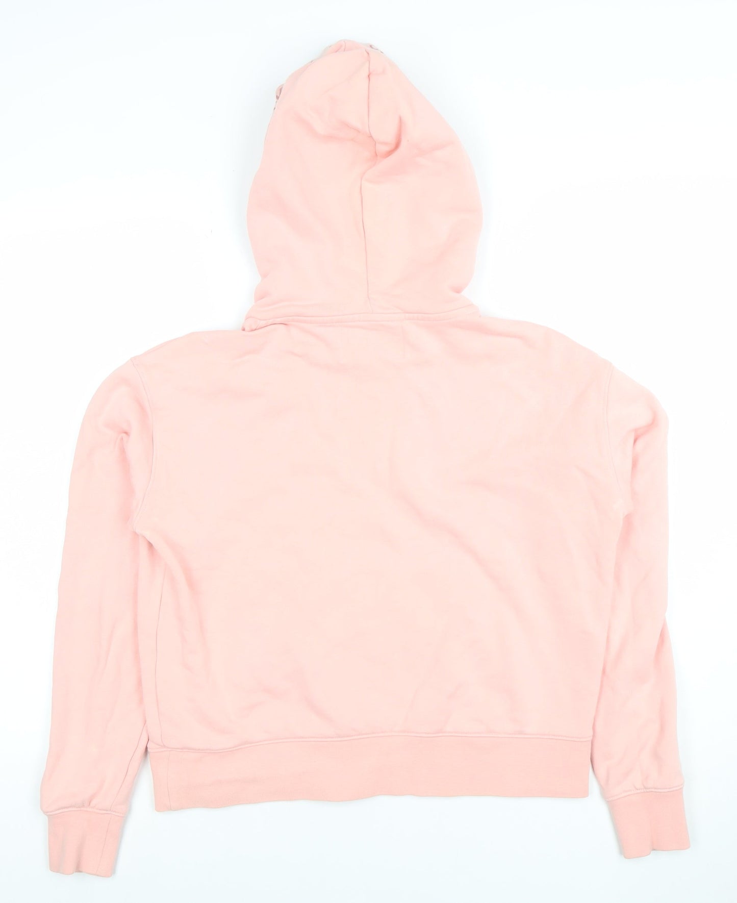 Calvin Klein Jeans Women's Pink Cotton Hoodie M Pullover