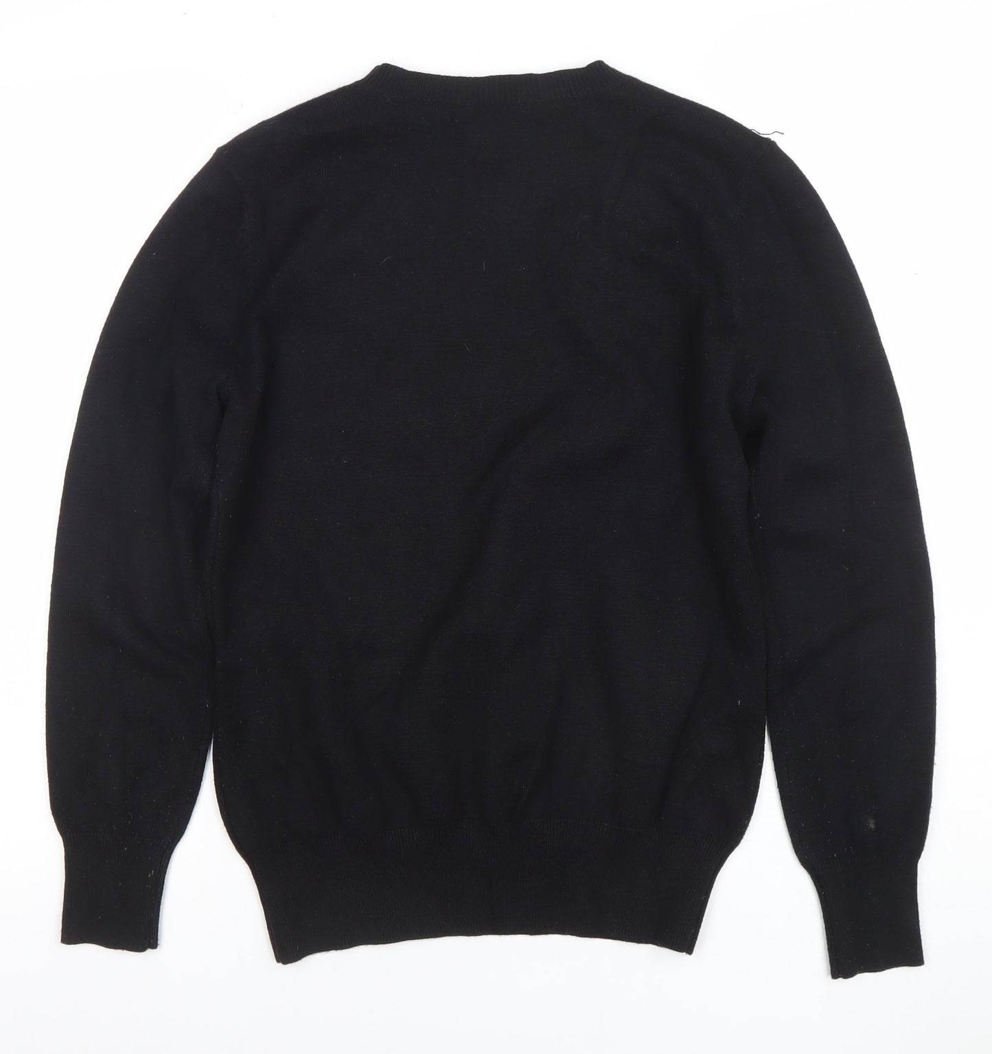 Savida Women’s Black Jewel Beaded Pullover Jumper Size 12