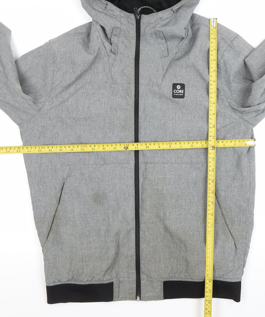 Jack & Jones CORE Men's Grey Windbreaker Jacket Size L