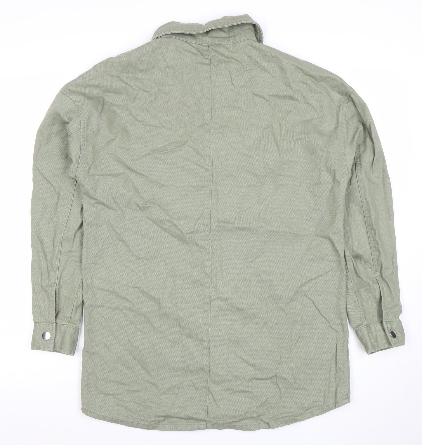Dunnes Women Green XS Cotton Military Style Jacket