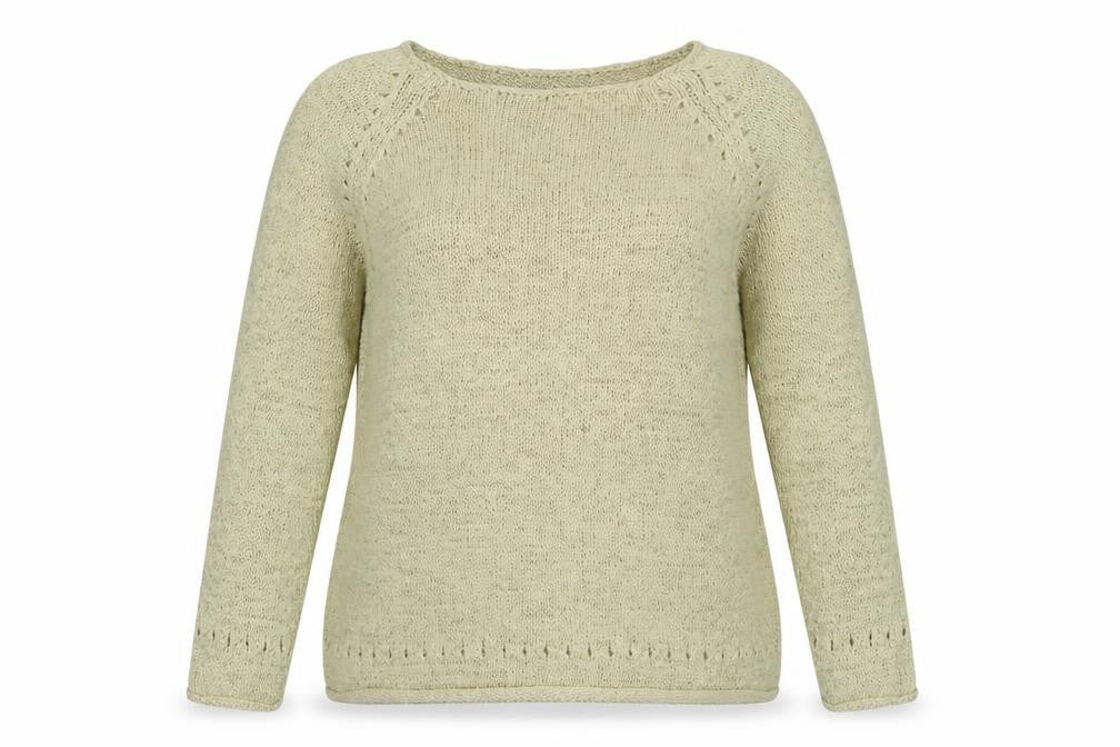 Evie Women’s Beige Knit Pullover Jumper Size 18-20 Long Sleeve